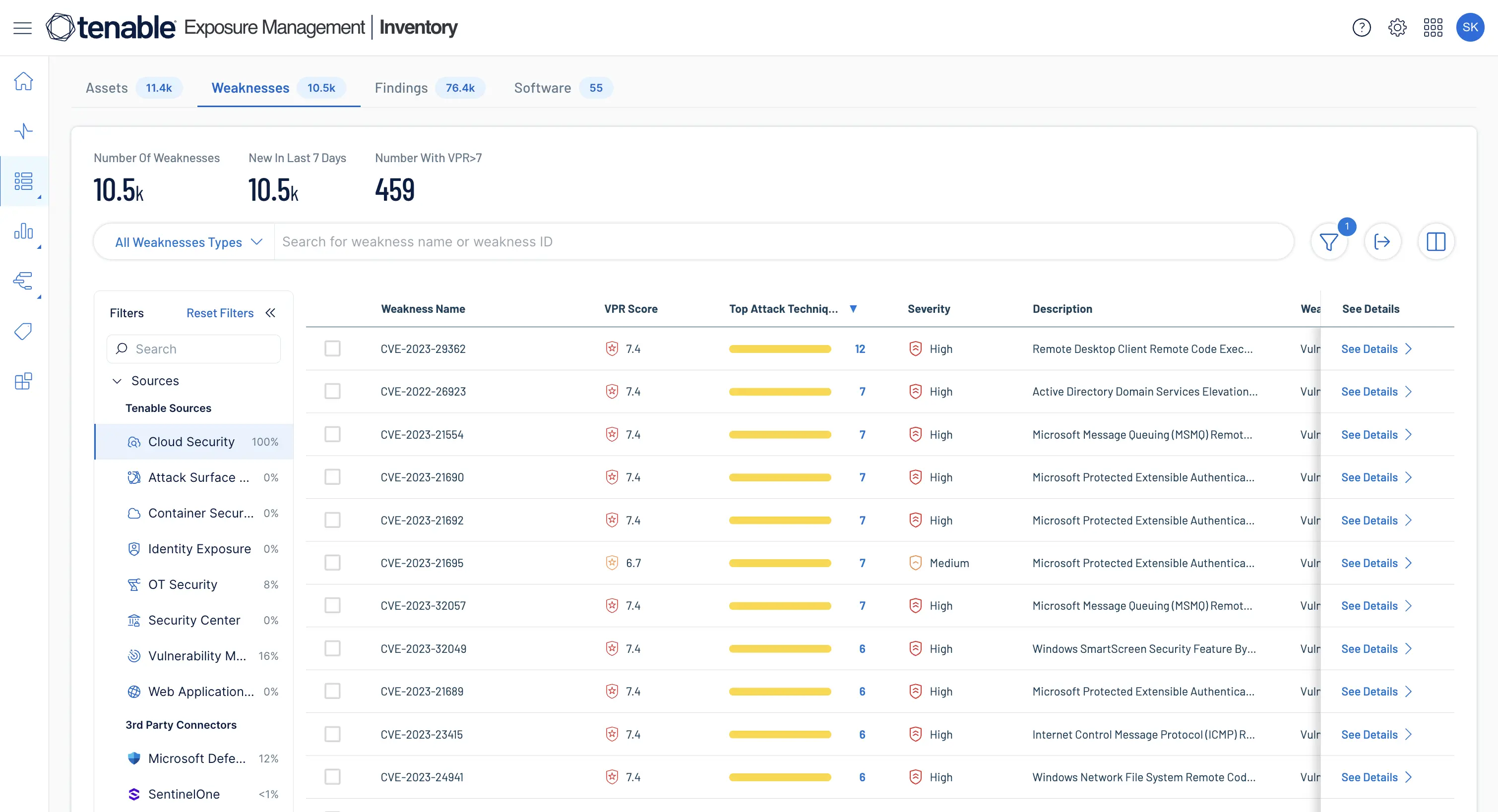Screenshot for Discover assets