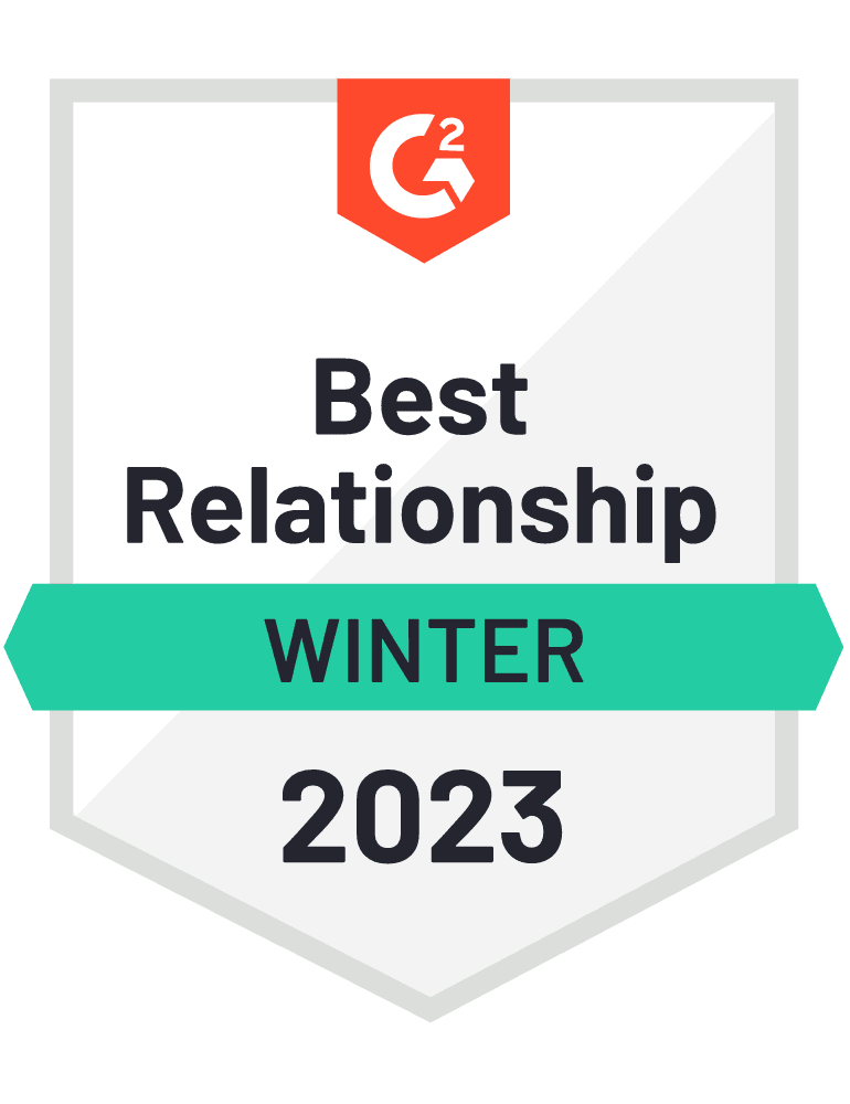Nessus is Best Relationship Winter 2023 on G2