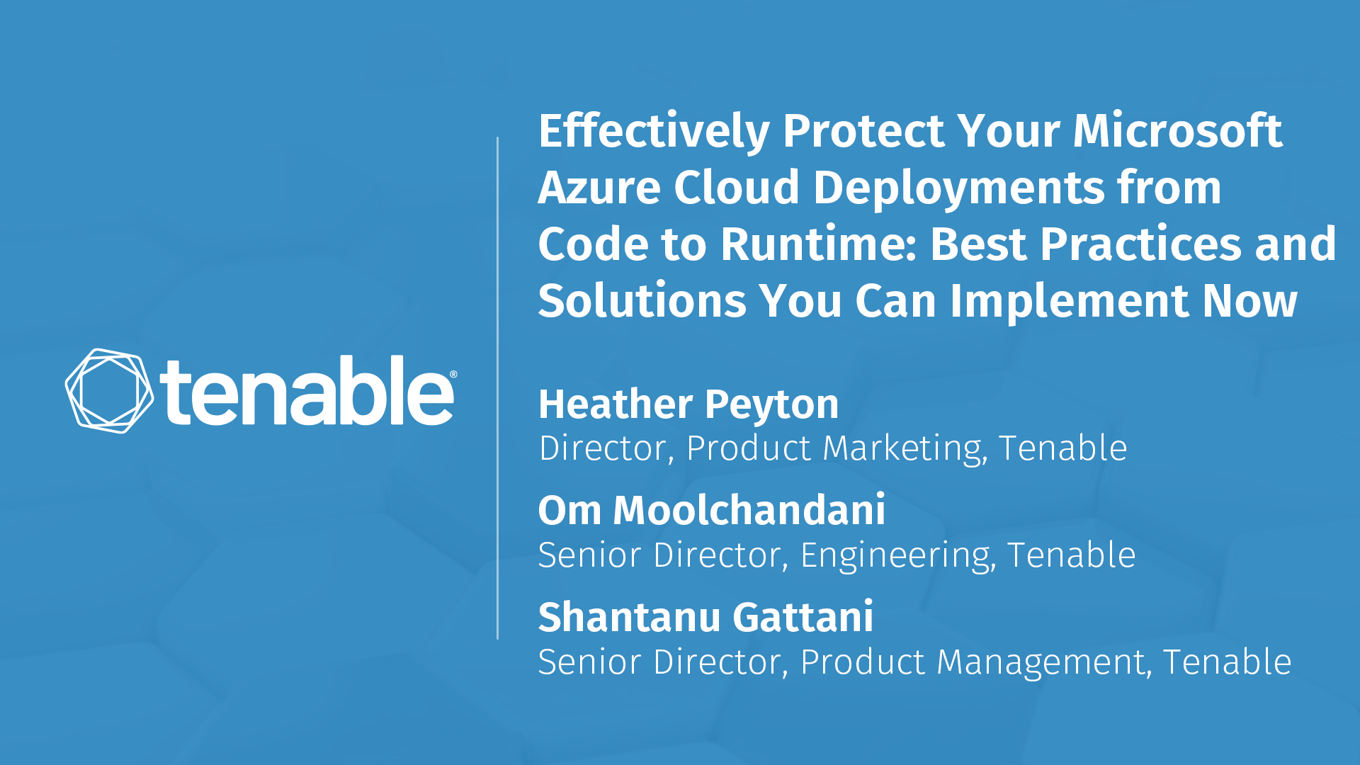 Effectively Protect Your Microsoft Azure Cloud Deployments from Code to Runtime